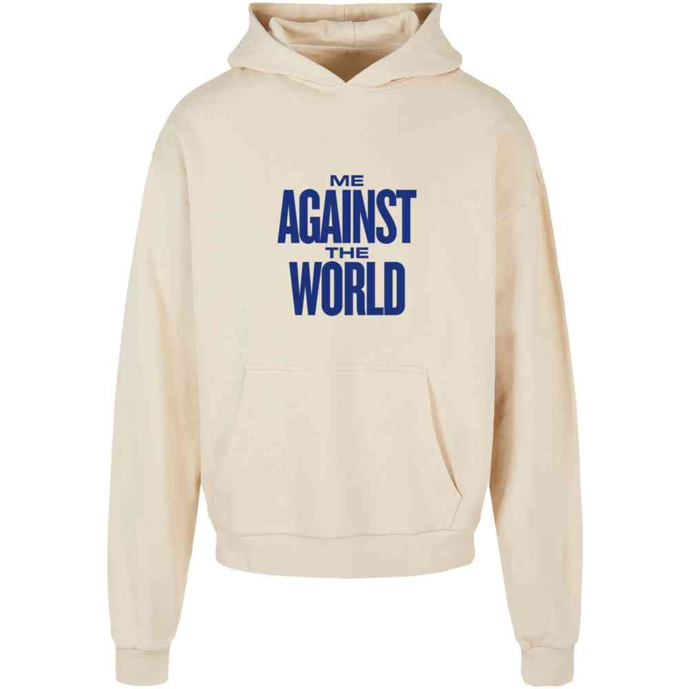 Mister Tee Tupac - Me against the World Ultra Heavy Oversize Hoodie - Beige